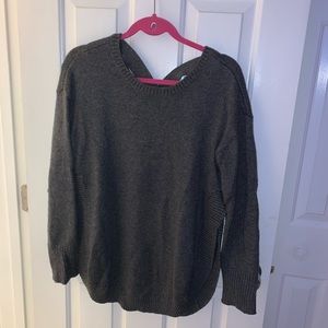 Gray tunic sweater maternity or wear regular
